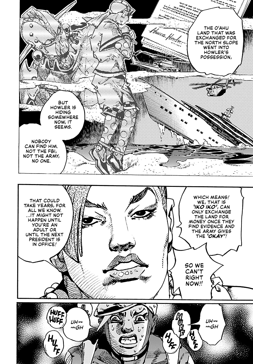 JoJo's Bizarre Adventure Part 9 - The JOJOLands Chapter 33 page 23 - Chapter 33: Usagi, Fraud, and Suspicion Part 1