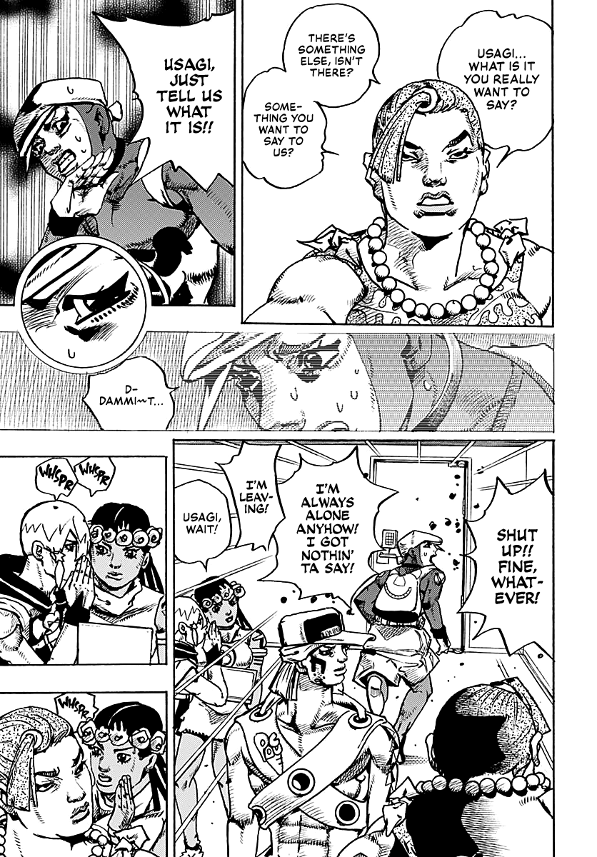 JoJo's Bizarre Adventure Part 9 - The JOJOLands Chapter 33 page 24 - Chapter 33: Usagi, Fraud, and Suspicion Part 1