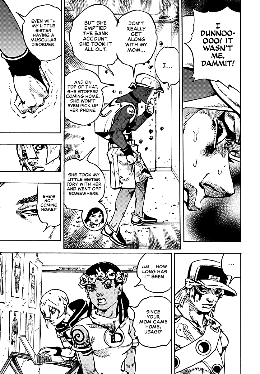 JoJo's Bizarre Adventure Part 9 - The JOJOLands Chapter 33 page 26 - Chapter 33: Usagi, Fraud, and Suspicion Part 1