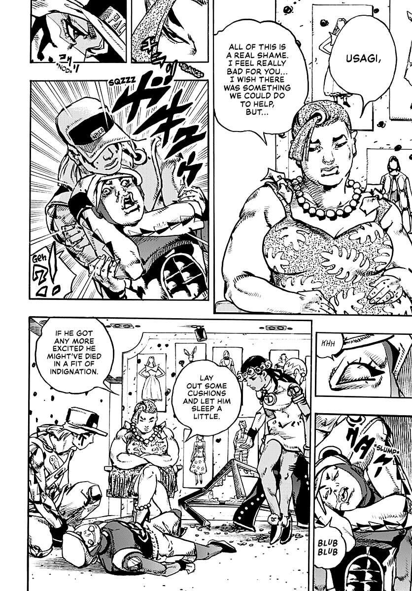 JoJo's Bizarre Adventure Part 9 - The JOJOLands Chapter 33 page 29 - Chapter 33: Usagi, Fraud, and Suspicion Part 1