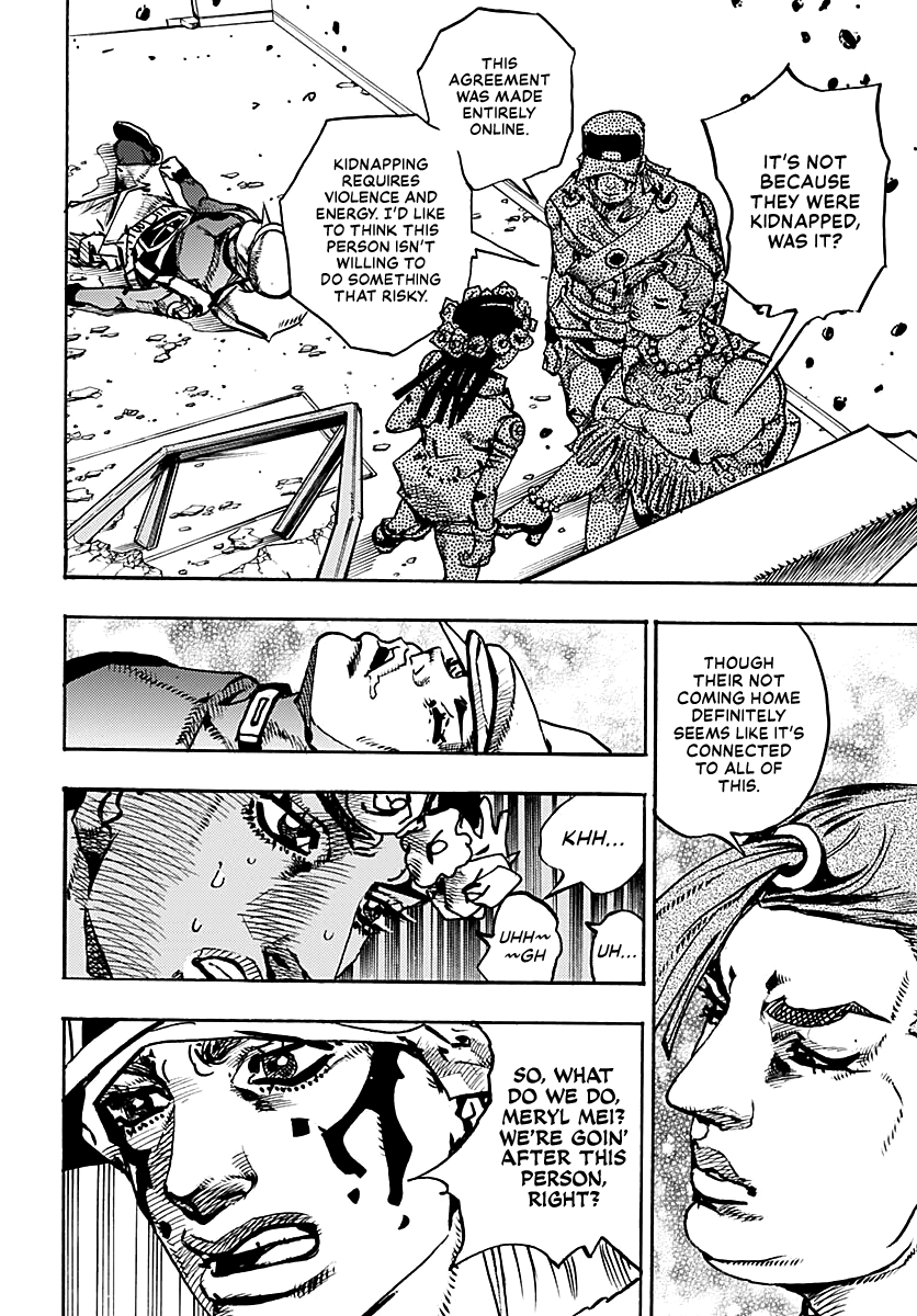 JoJo's Bizarre Adventure Part 9 - The JOJOLands Chapter 33 page 33 - Chapter 33: Usagi, Fraud, and Suspicion Part 1