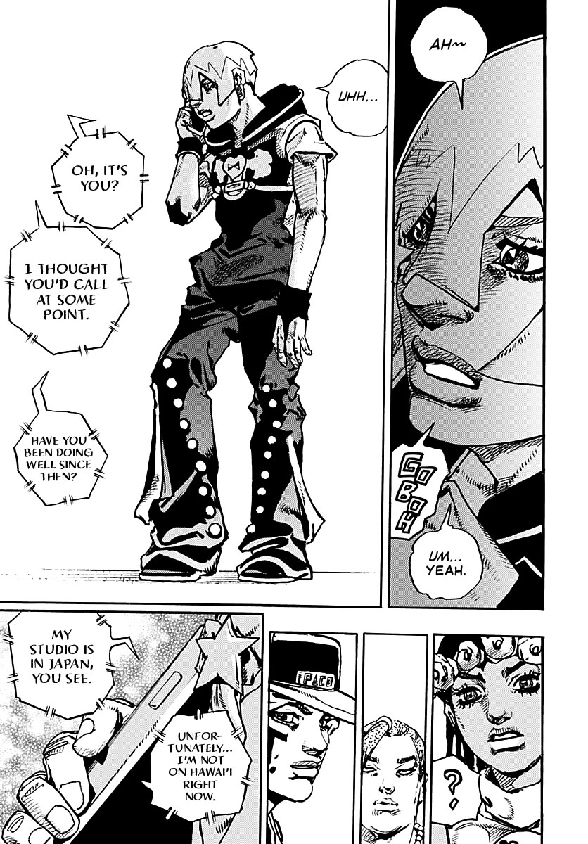 JoJo's Bizarre Adventure Part 9 - The JOJOLands Chapter 33 page 37 - Chapter 33: Usagi, Fraud, and Suspicion Part 1