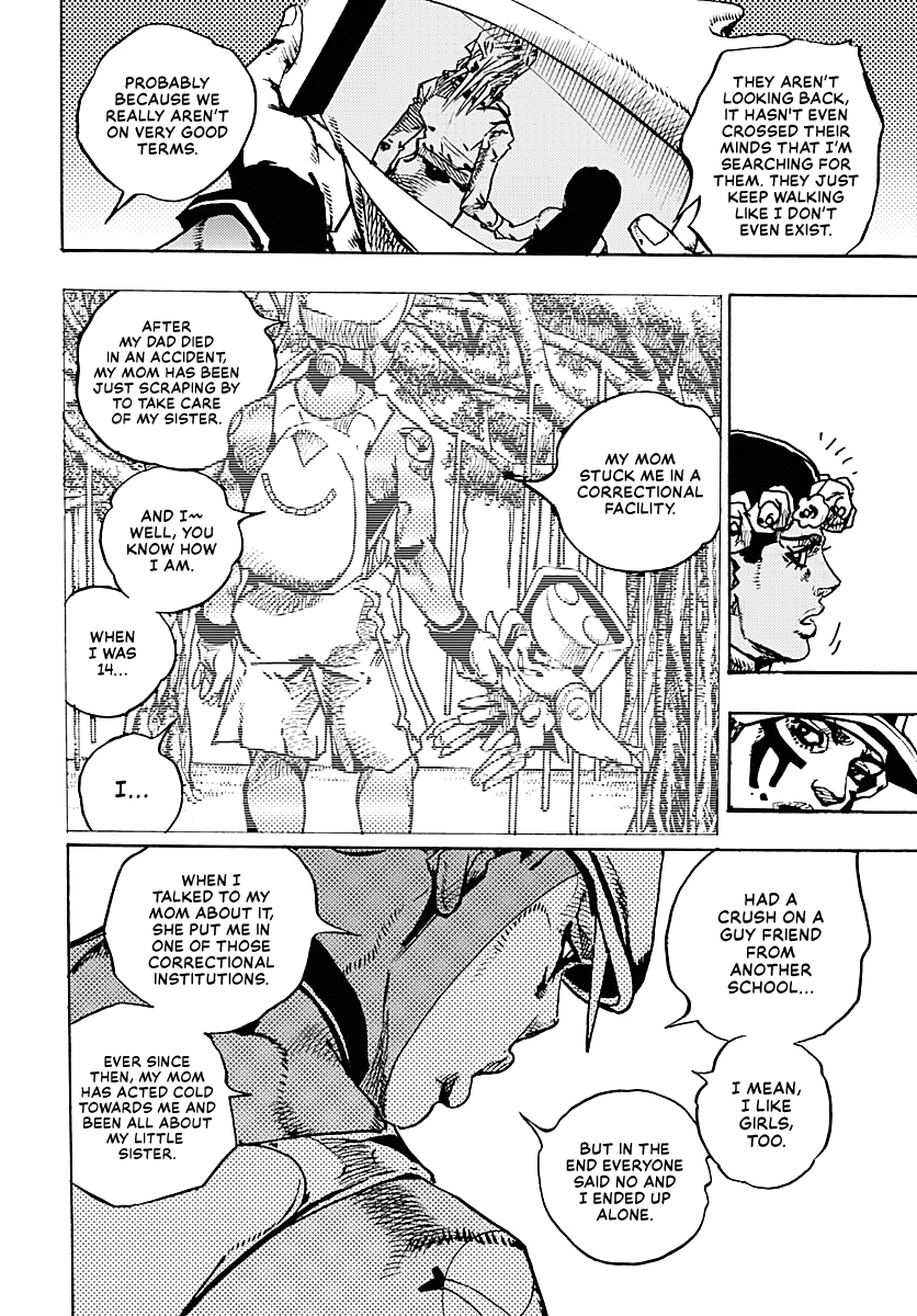 JoJo's Bizarre Adventure Part 9 - The JOJOLands Chapter 34 page 20 - Chapter 34: Usagi, Fraud, and Suspicion Part 2