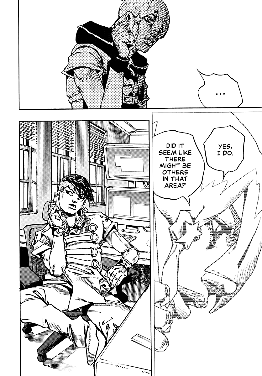 JoJo's Bizarre Adventure Part 9 - The JOJOLands Chapter 34 page 26 - Chapter 34: Usagi, Fraud, and Suspicion Part 2
