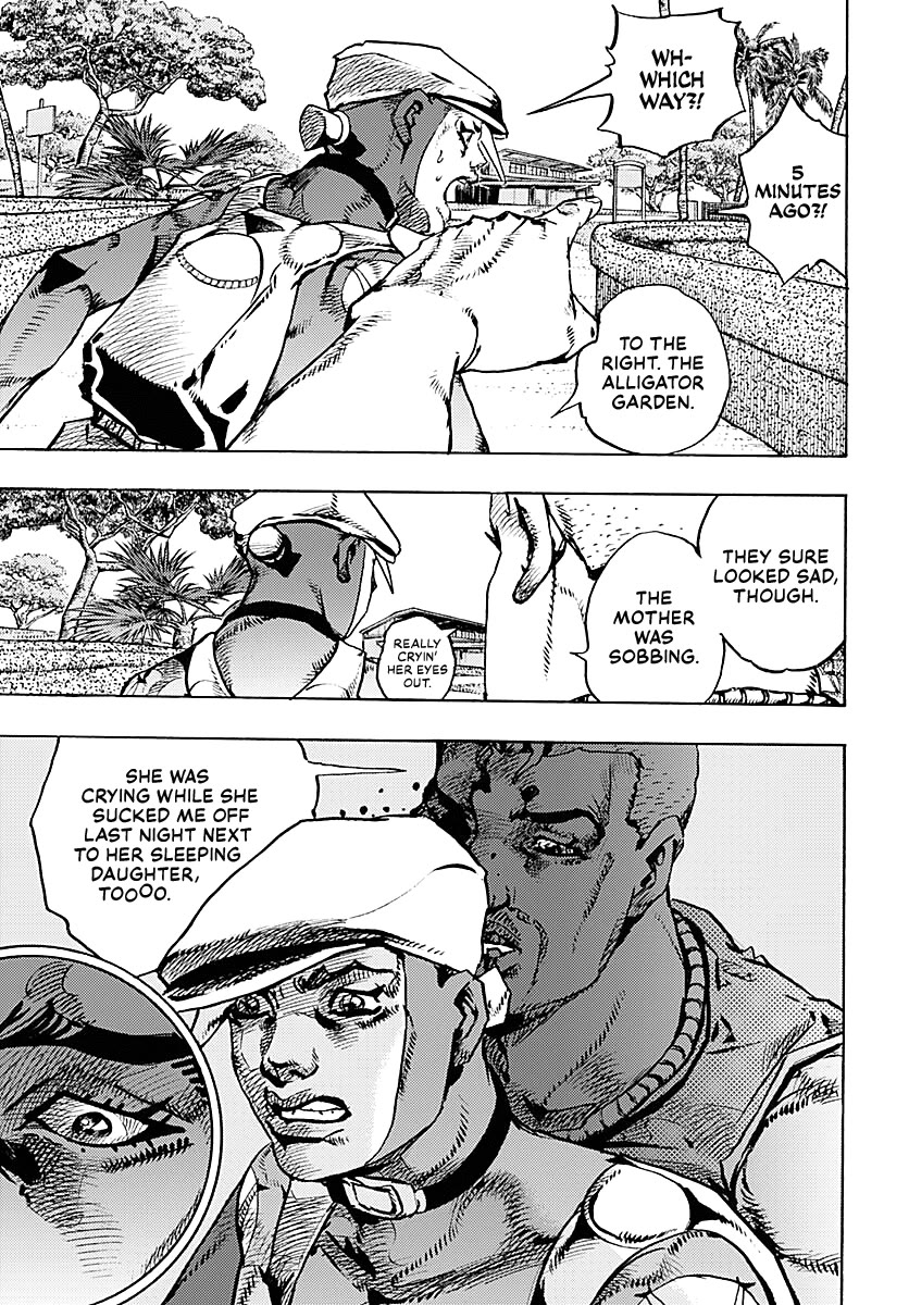JoJo's Bizarre Adventure Part 9 - The JOJOLands Chapter 34 page 32 - Chapter 34: Usagi, Fraud, and Suspicion Part 2