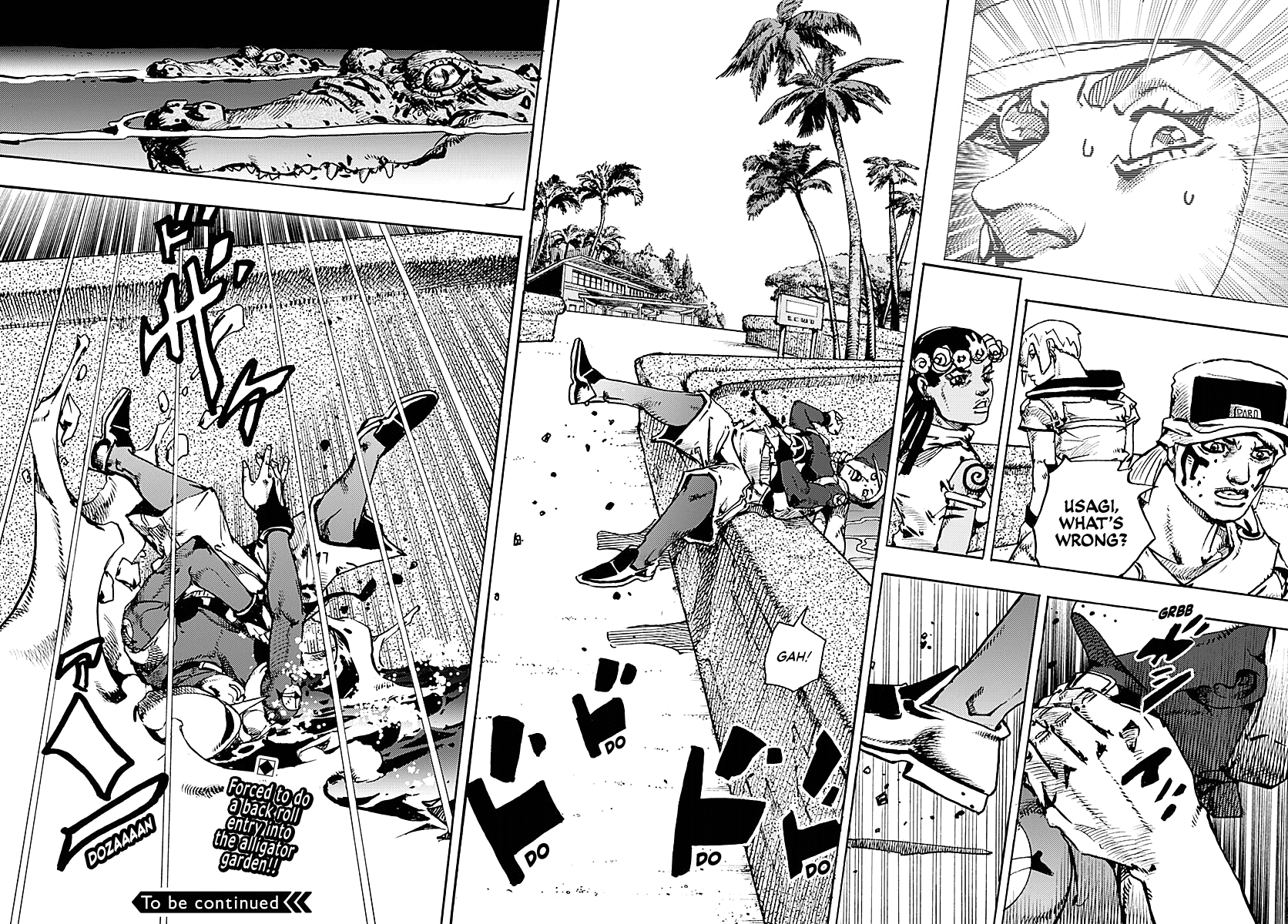 JoJo's Bizarre Adventure Part 9 - The JOJOLands Chapter 34 page 35 - Chapter 34: Usagi, Fraud, and Suspicion Part 2