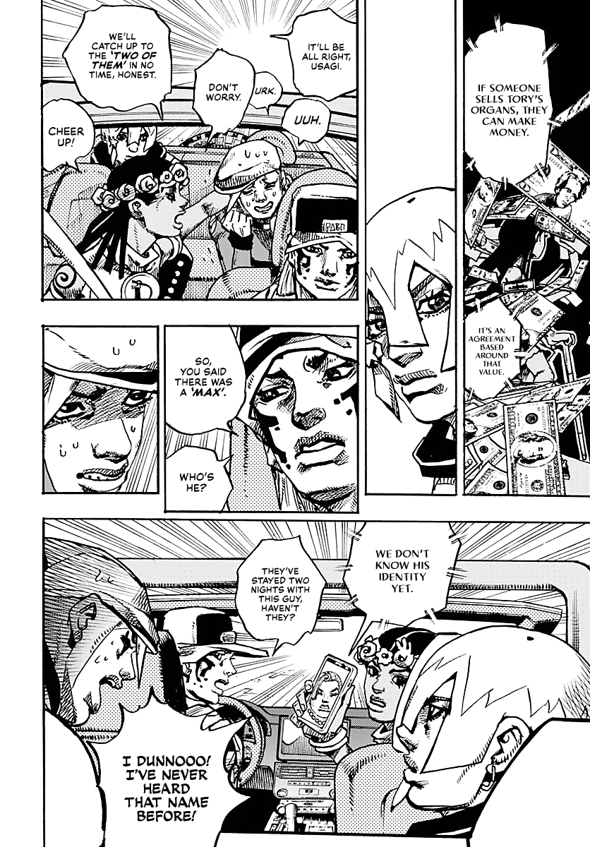 JoJo's Bizarre Adventure Part 9 - The JOJOLands Chapter 34 page 7 - Chapter 34: Usagi, Fraud, and Suspicion Part 2