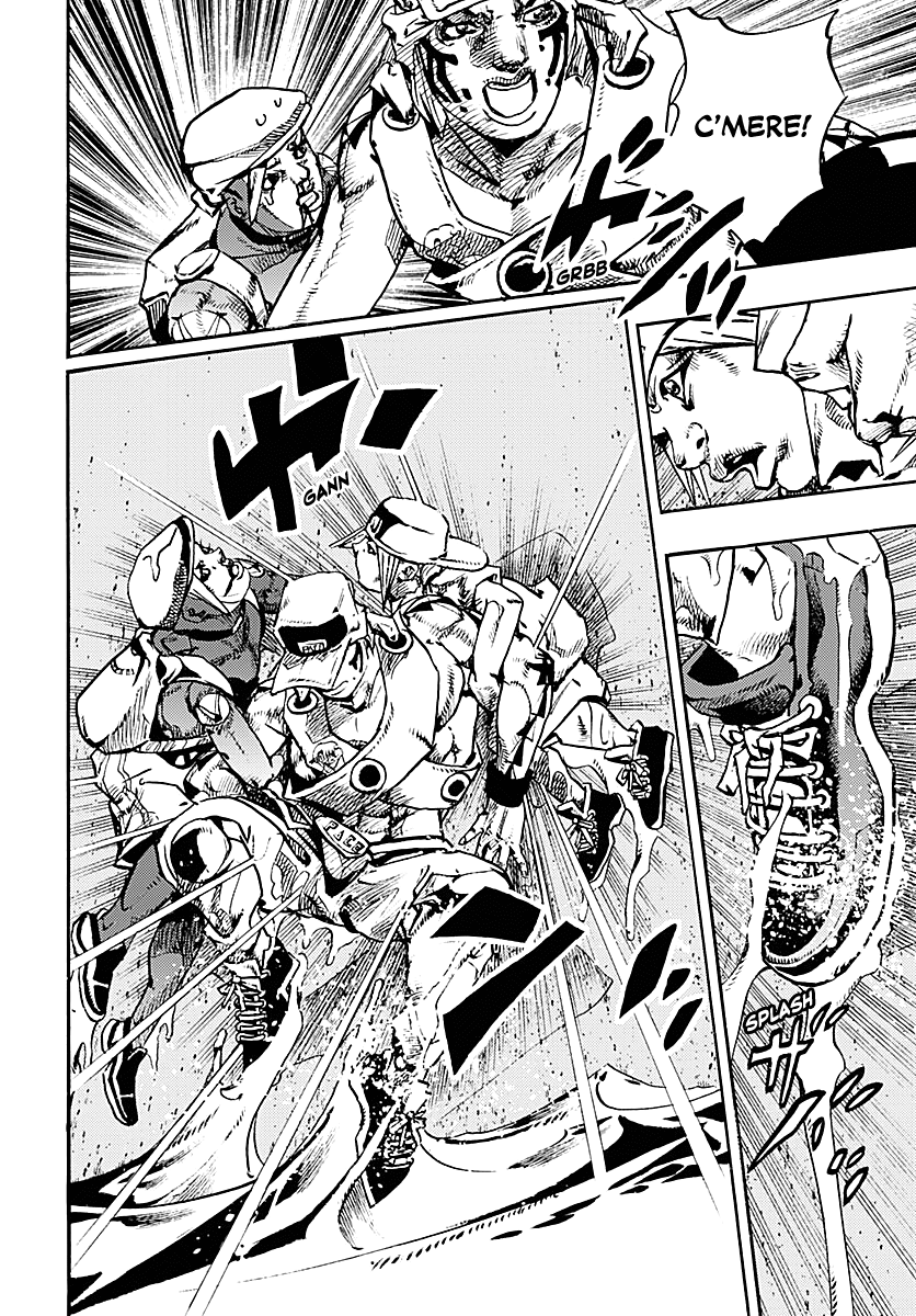 JoJo's Bizarre Adventure Part 9 - The JOJOLands Chapter 35 page 13 - Chapter 35: Usagi, Fraud, and Suspicion Part 3
