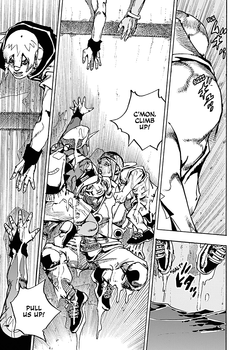 JoJo's Bizarre Adventure Part 9 - The JOJOLands Chapter 35 page 14 - Chapter 35: Usagi, Fraud, and Suspicion Part 3