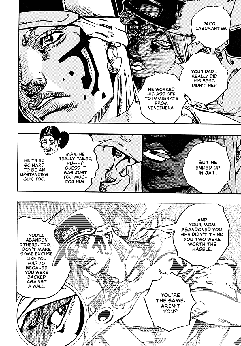 JoJo's Bizarre Adventure Part 9 - The JOJOLands Chapter 35 page 15 - Chapter 35: Usagi, Fraud, and Suspicion Part 3
