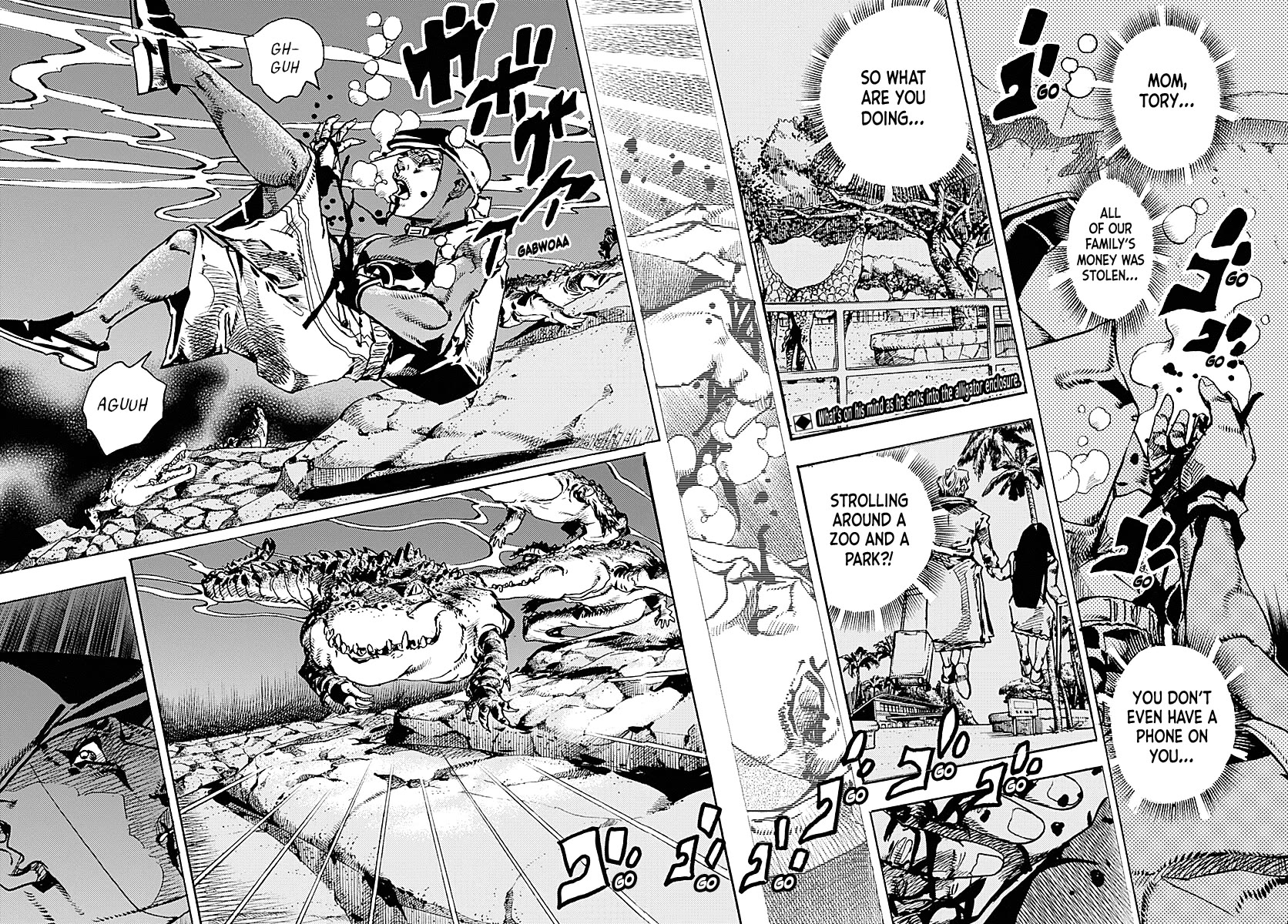 JoJo's Bizarre Adventure Part 9 - The JOJOLands Chapter 35 page 2 - Chapter 35: Usagi, Fraud, and Suspicion Part 3