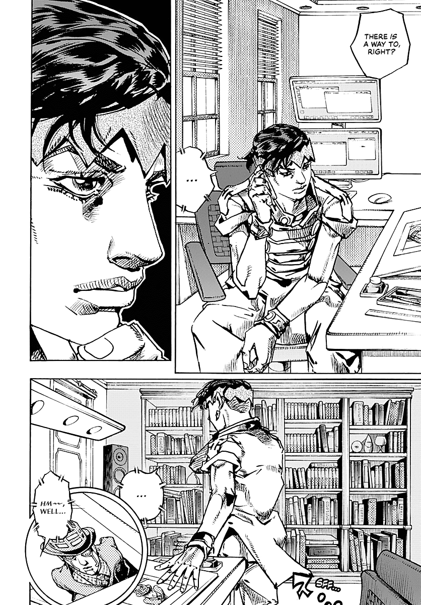 JoJo's Bizarre Adventure Part 9 - The JOJOLands Chapter 35 page 25 - Chapter 35: Usagi, Fraud, and Suspicion Part 3