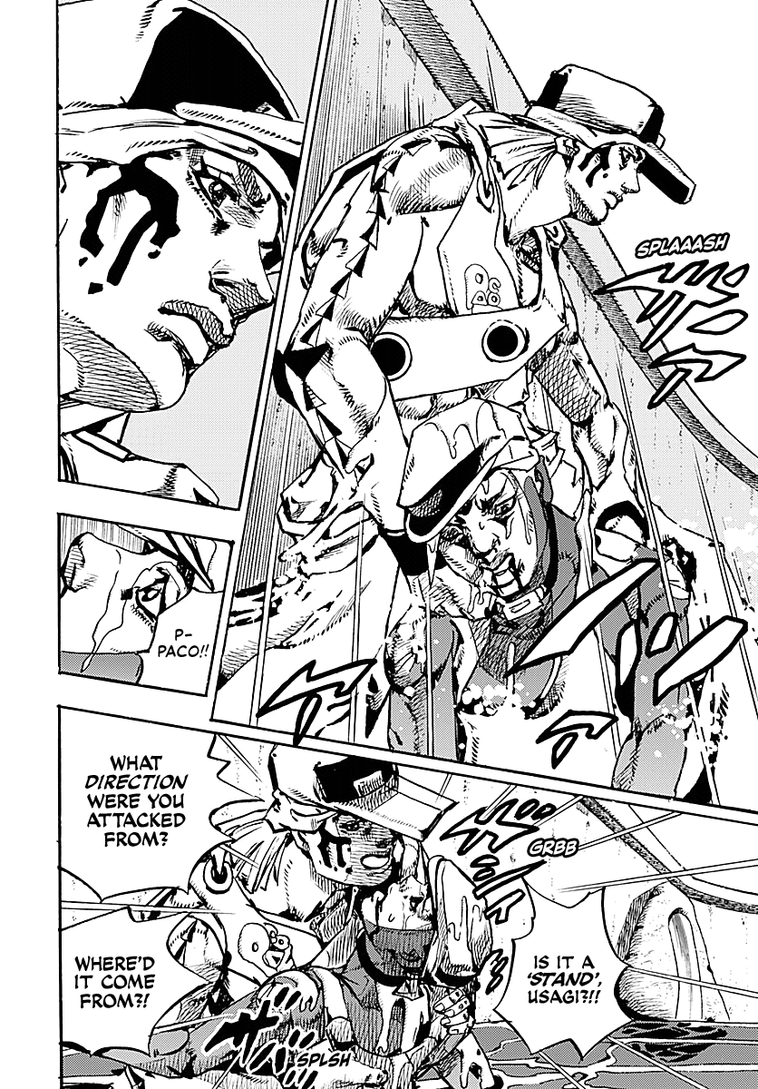 JoJo's Bizarre Adventure Part 9 - The JOJOLands Chapter 35 page 3 - Chapter 35: Usagi, Fraud, and Suspicion Part 3