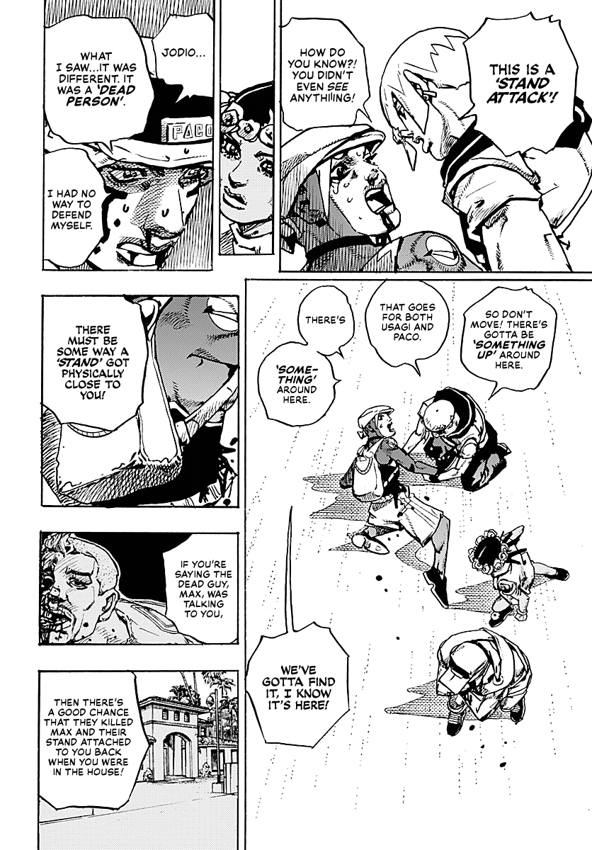 JoJo's Bizarre Adventure Part 9 - The JOJOLands Chapter 35 page 32 - Chapter 35: Usagi, Fraud, and Suspicion Part 3