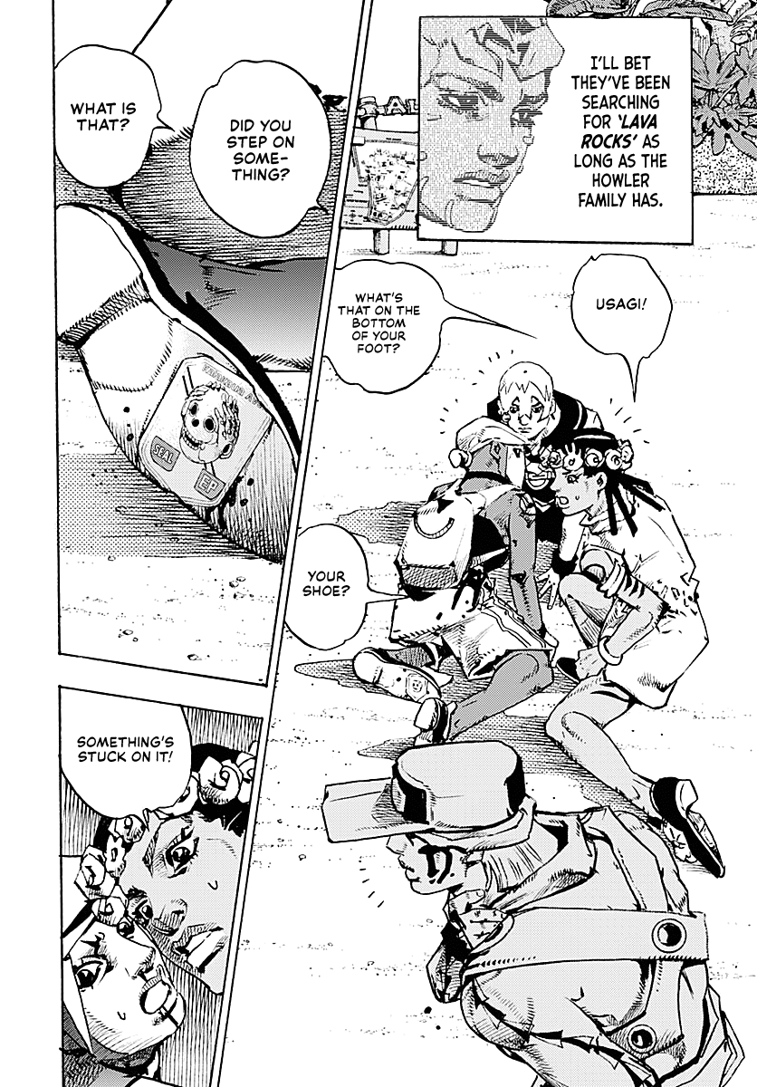 JoJo's Bizarre Adventure Part 9 - The JOJOLands Chapter 35 page 34 - Chapter 35: Usagi, Fraud, and Suspicion Part 3
