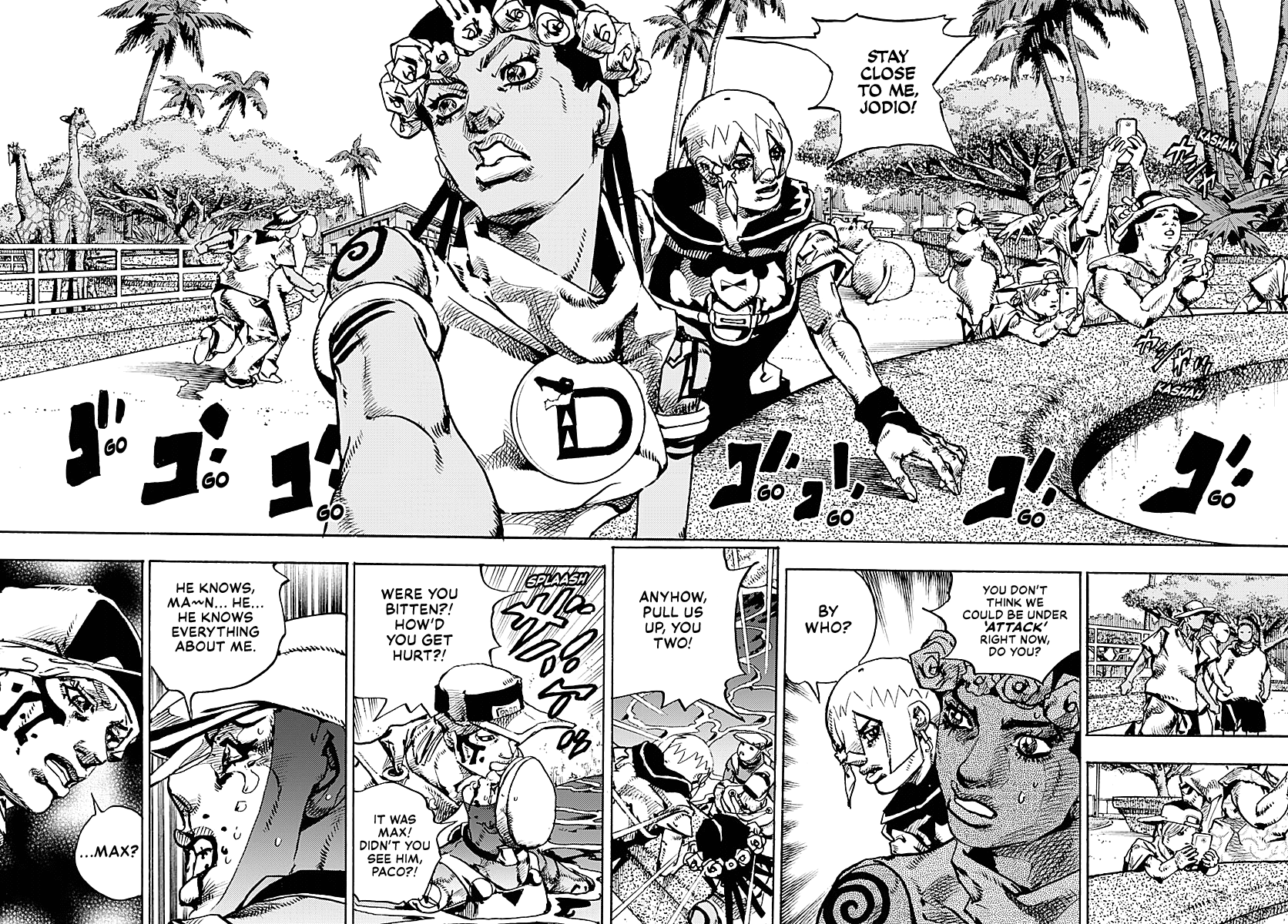 JoJo's Bizarre Adventure Part 9 - The JOJOLands Chapter 35 page 5 - Chapter 35: Usagi, Fraud, and Suspicion Part 3