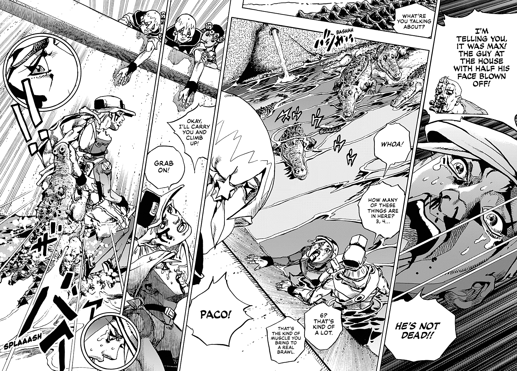 JoJo's Bizarre Adventure Part 9 - The JOJOLands Chapter 35 page 6 - Chapter 35: Usagi, Fraud, and Suspicion Part 3