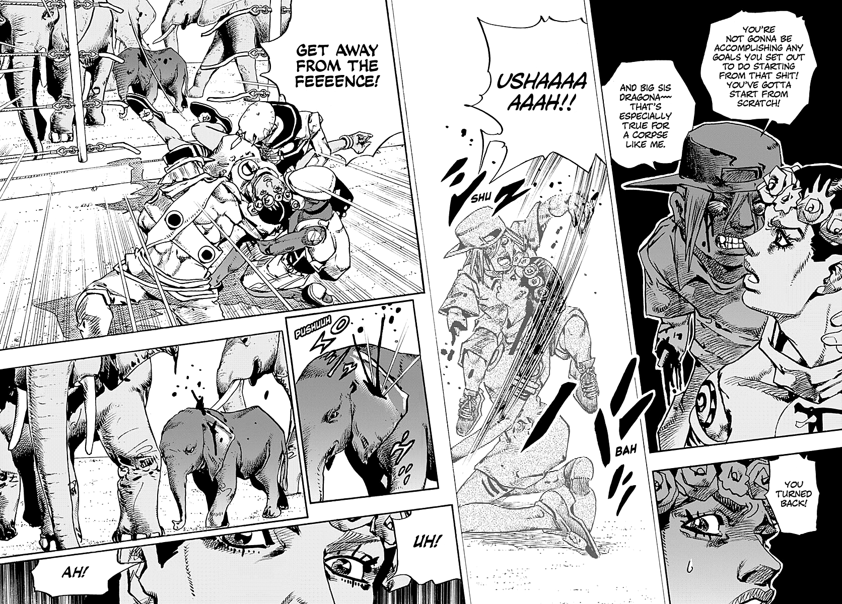 JoJo's Bizarre Adventure Part 9 - The JOJOLands Chapter 36 page 11 - Chapter 36: Usagi, Fraud, and Suspicion Part 4