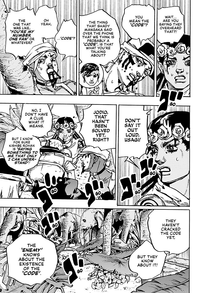 JoJo's Bizarre Adventure Part 9 - The JOJOLands Chapter 36 page 26 - Chapter 36: Usagi, Fraud, and Suspicion Part 4