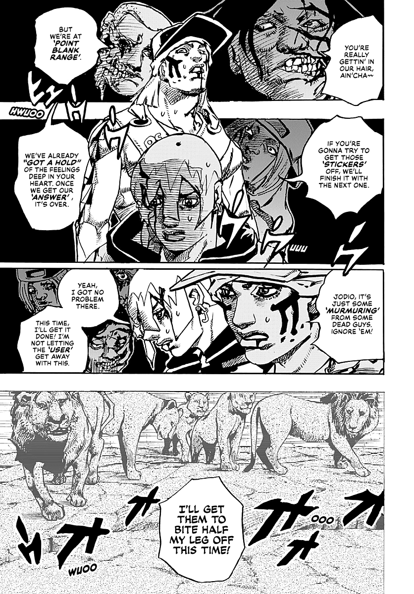JoJo's Bizarre Adventure Part 9 - The JOJOLands Chapter 37 page 14 - Chapter 37: Usagi, Fraud, and Suspicion Part 5
