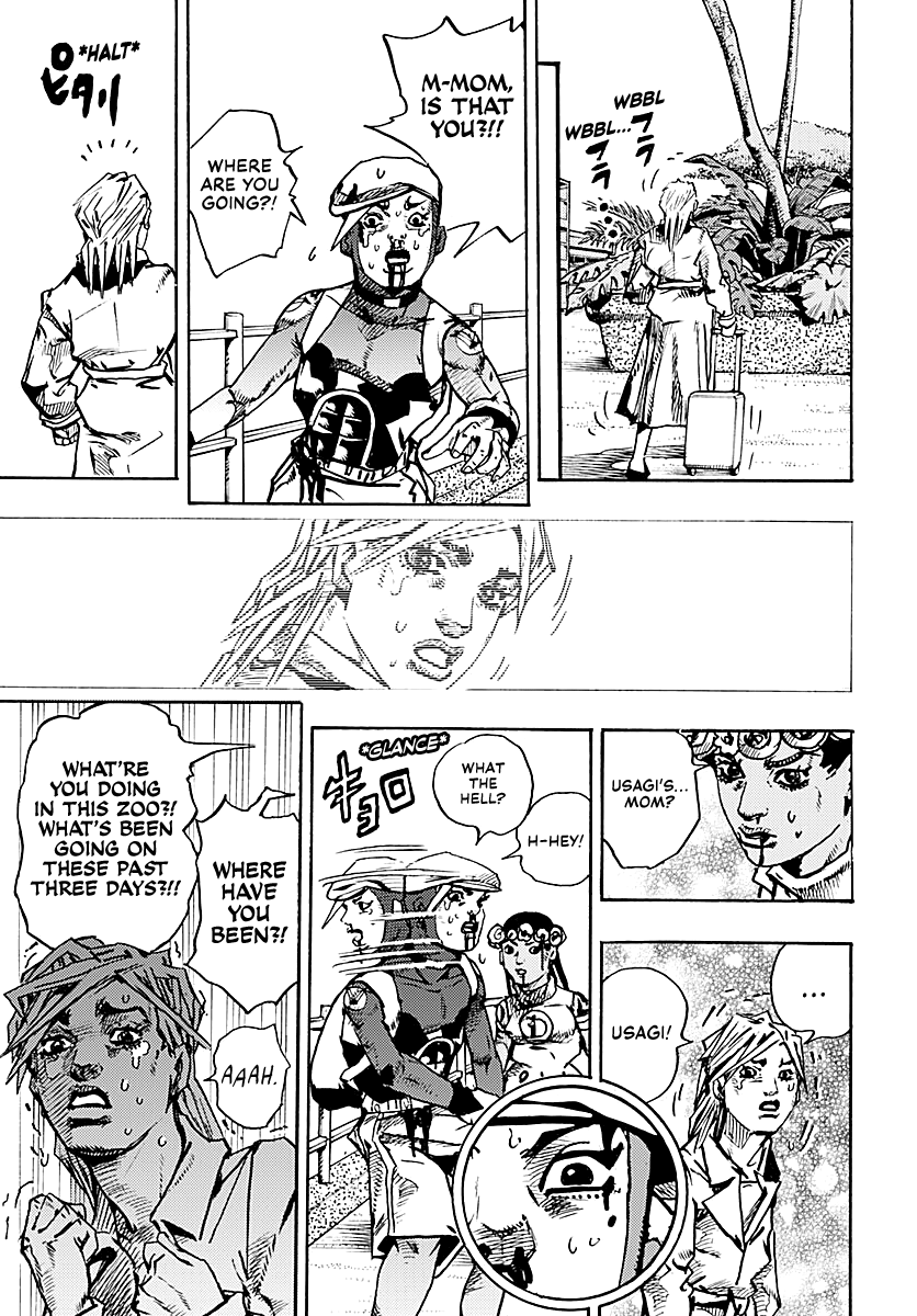 JoJo's Bizarre Adventure Part 9 - The JOJOLands Chapter 37 page 16 - Chapter 37: Usagi, Fraud, and Suspicion Part 5