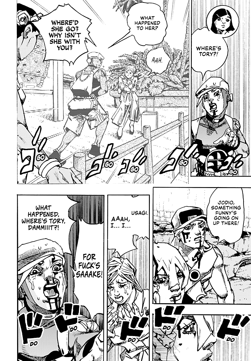 JoJo's Bizarre Adventure Part 9 - The JOJOLands Chapter 37 page 17 - Chapter 37: Usagi, Fraud, and Suspicion Part 5