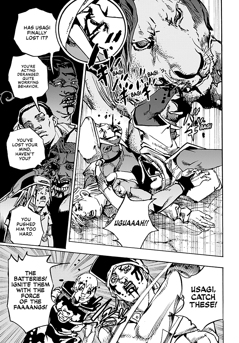 JoJo's Bizarre Adventure Part 9 - The JOJOLands Chapter 37 page 26 - Chapter 37: Usagi, Fraud, and Suspicion Part 5