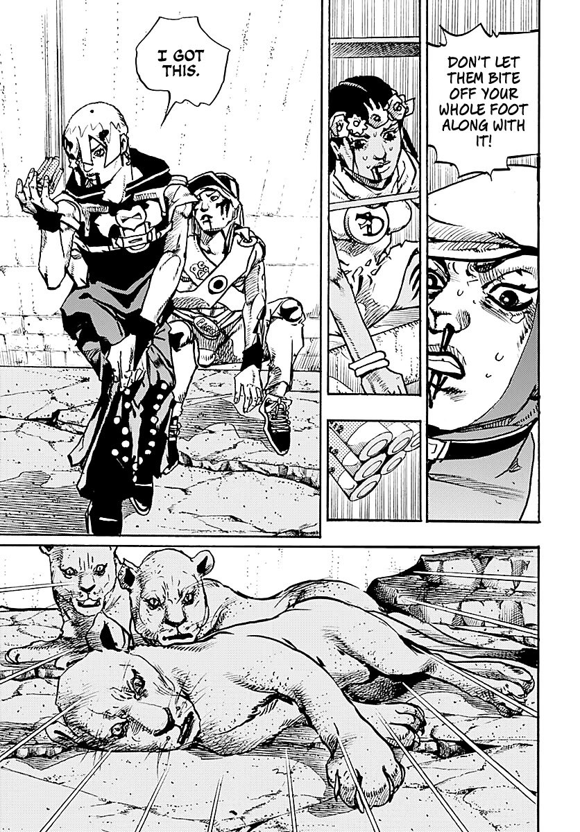 JoJo's Bizarre Adventure Part 9 - The JOJOLands Chapter 37 page 3 - Chapter 37: Usagi, Fraud, and Suspicion Part 5