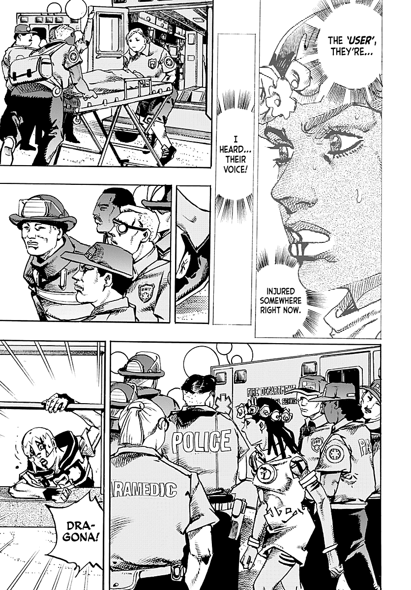JoJo's Bizarre Adventure Part 9 - The JOJOLands Chapter 37 page 32 - Chapter 37: Usagi, Fraud, and Suspicion Part 5