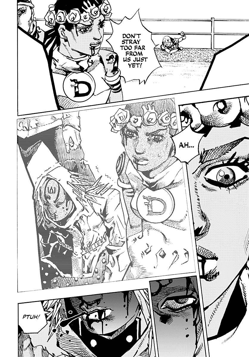JoJo's Bizarre Adventure Part 9 - The JOJOLands Chapter 37 page 33 - Chapter 37: Usagi, Fraud, and Suspicion Part 5