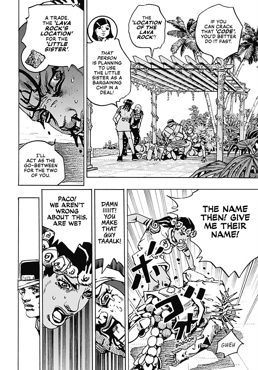 JoJo's Bizarre Adventure Part 9 - The JOJOLands Chapter 38 page 16 - Chapter 38: Usagi, Fraud, and Suspicion Part 6