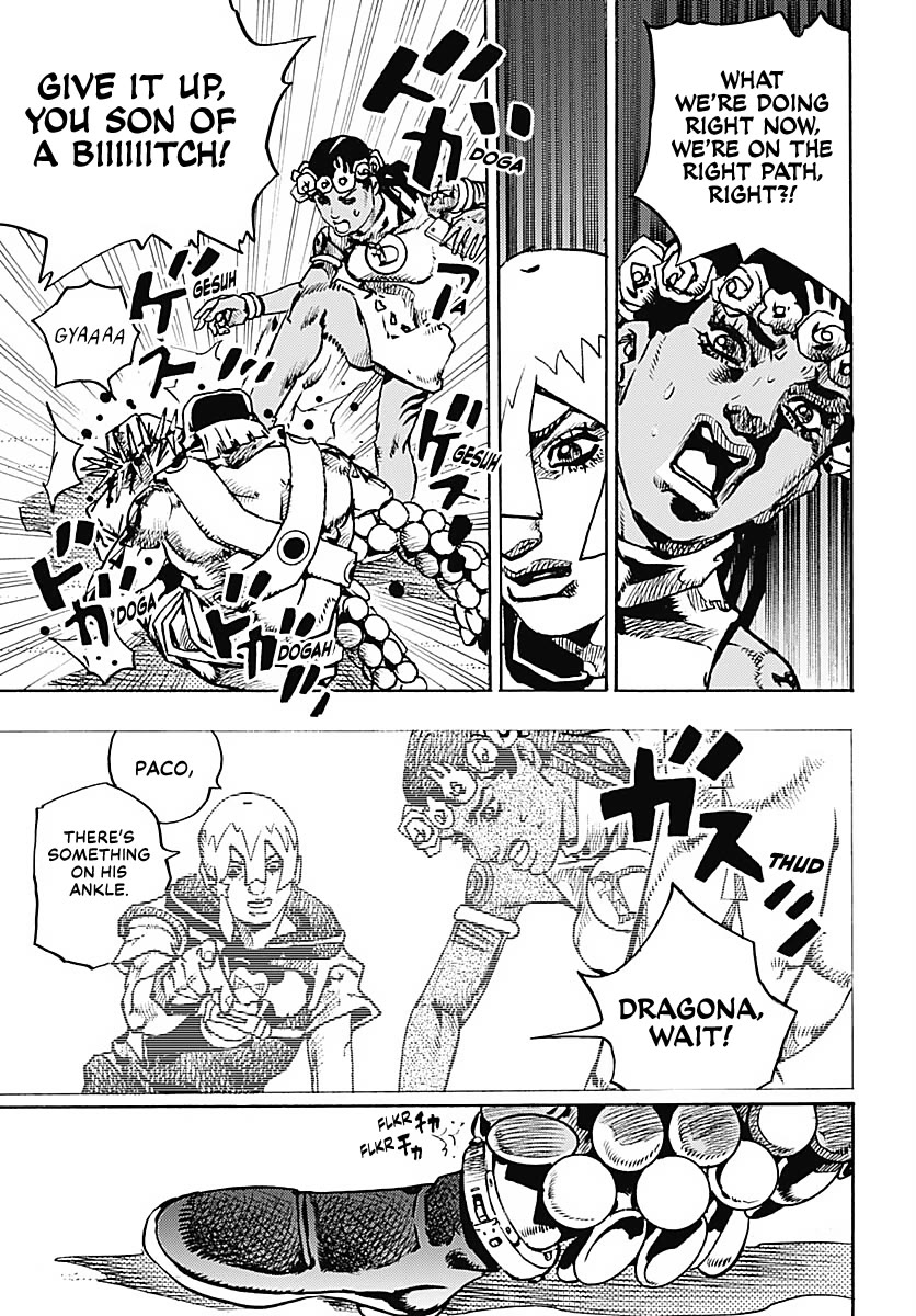 JoJo's Bizarre Adventure Part 9 - The JOJOLands Chapter 38 page 17 - Chapter 38: Usagi, Fraud, and Suspicion Part 6
