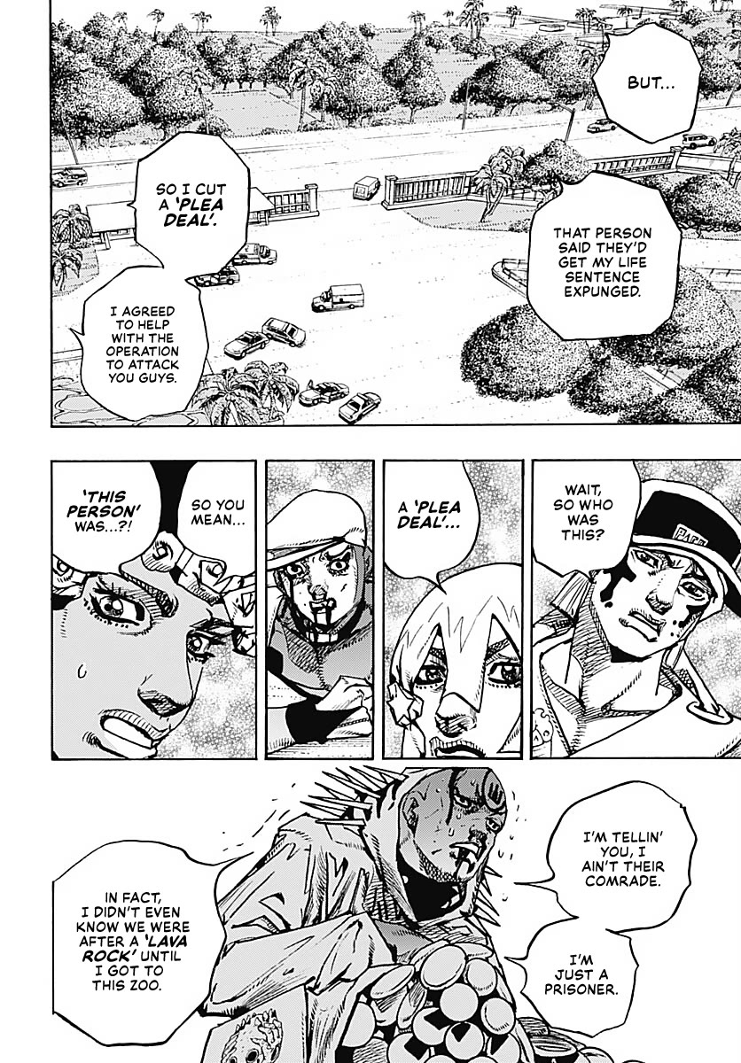 JoJo's Bizarre Adventure Part 9 - The JOJOLands Chapter 38 page 19 - Chapter 38: Usagi, Fraud, and Suspicion Part 6
