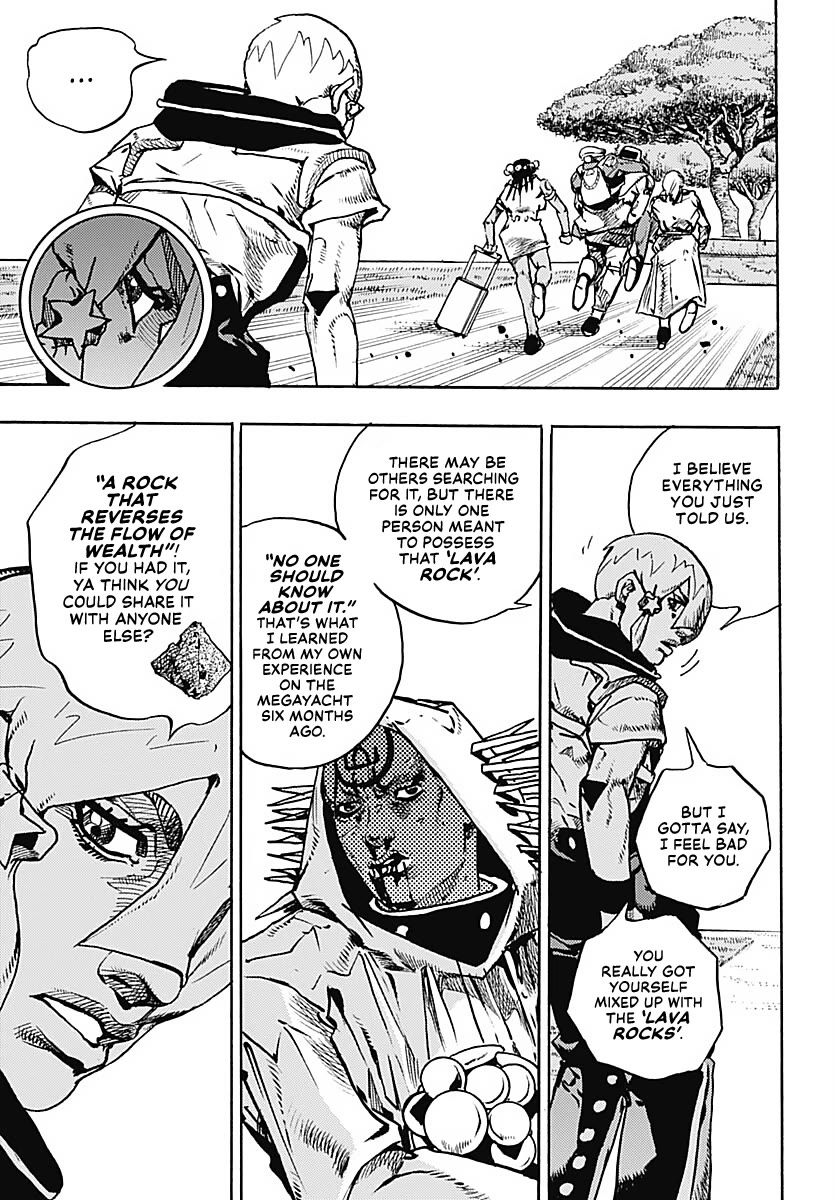 JoJo's Bizarre Adventure Part 9 - The JOJOLands Chapter 38 page 25 - Chapter 38: Usagi, Fraud, and Suspicion Part 6