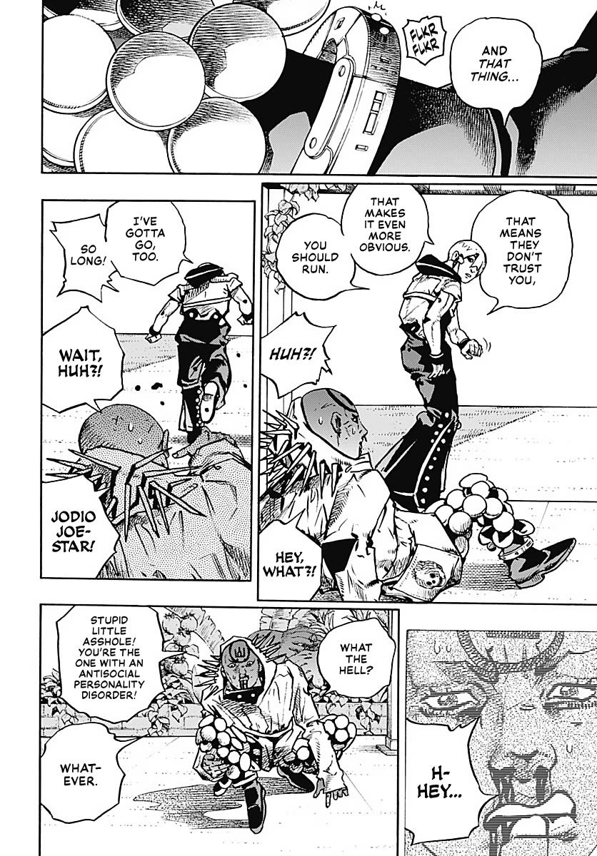 JoJo's Bizarre Adventure Part 9 - The JOJOLands Chapter 38 page 26 - Chapter 38: Usagi, Fraud, and Suspicion Part 6