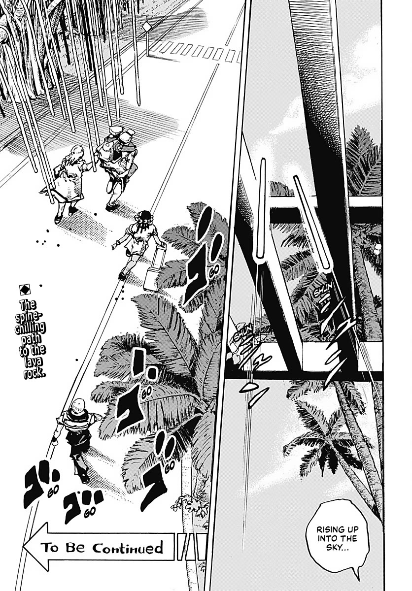 JoJo's Bizarre Adventure Part 9 - The JOJOLands Chapter 38 page 35 - Chapter 38: Usagi, Fraud, and Suspicion Part 6
