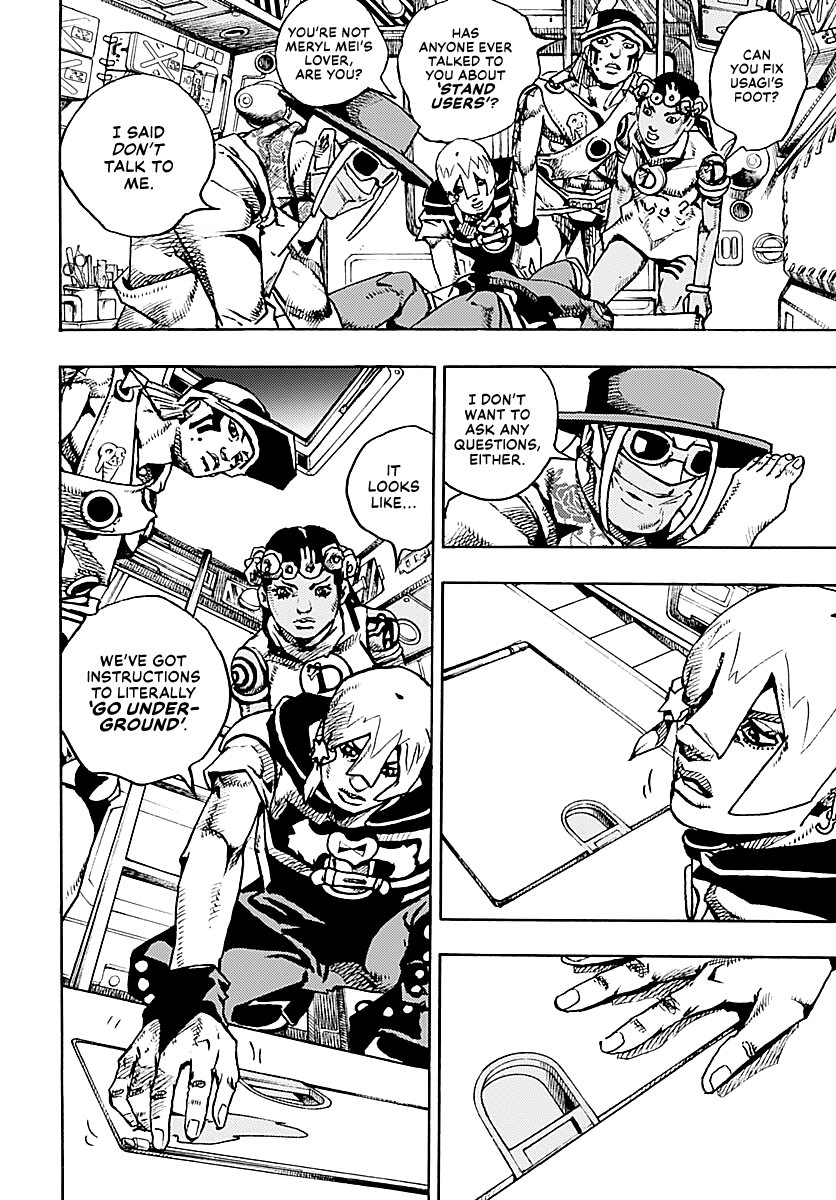 JoJo's Bizarre Adventure Part 9 - The JOJOLands Chapter 39 page 11 - Chapter 39: Underwater to the Island of Hawaii Part 1