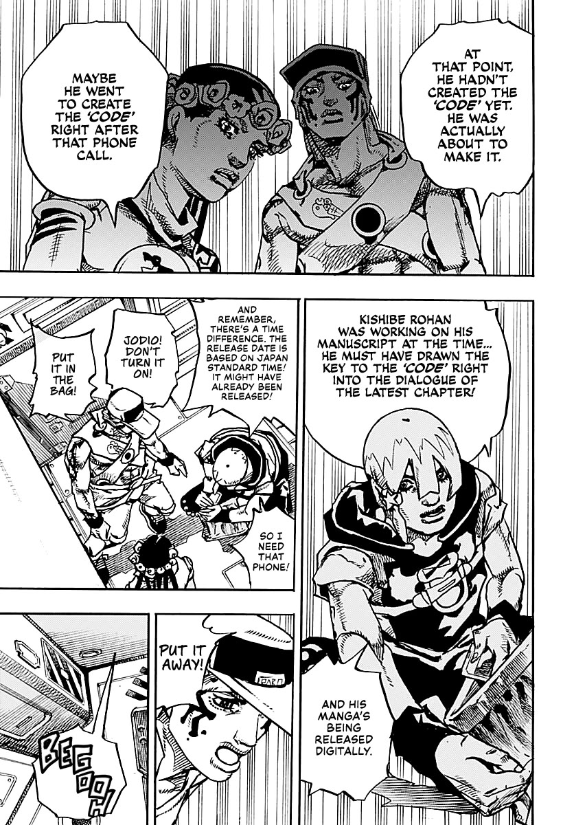 JoJo's Bizarre Adventure Part 9 - The JOJOLands Chapter 39 page 16 - Chapter 39: Underwater to the Island of Hawaii Part 1
