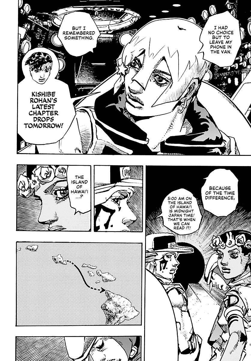 JoJo's Bizarre Adventure Part 9 - The JOJOLands Chapter 39 page 26 - Chapter 39: Underwater to the Island of Hawaii Part 1