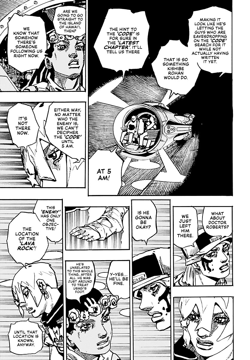 JoJo's Bizarre Adventure Part 9 - The JOJOLands Chapter 39 page 27 - Chapter 39: Underwater to the Island of Hawaii Part 1