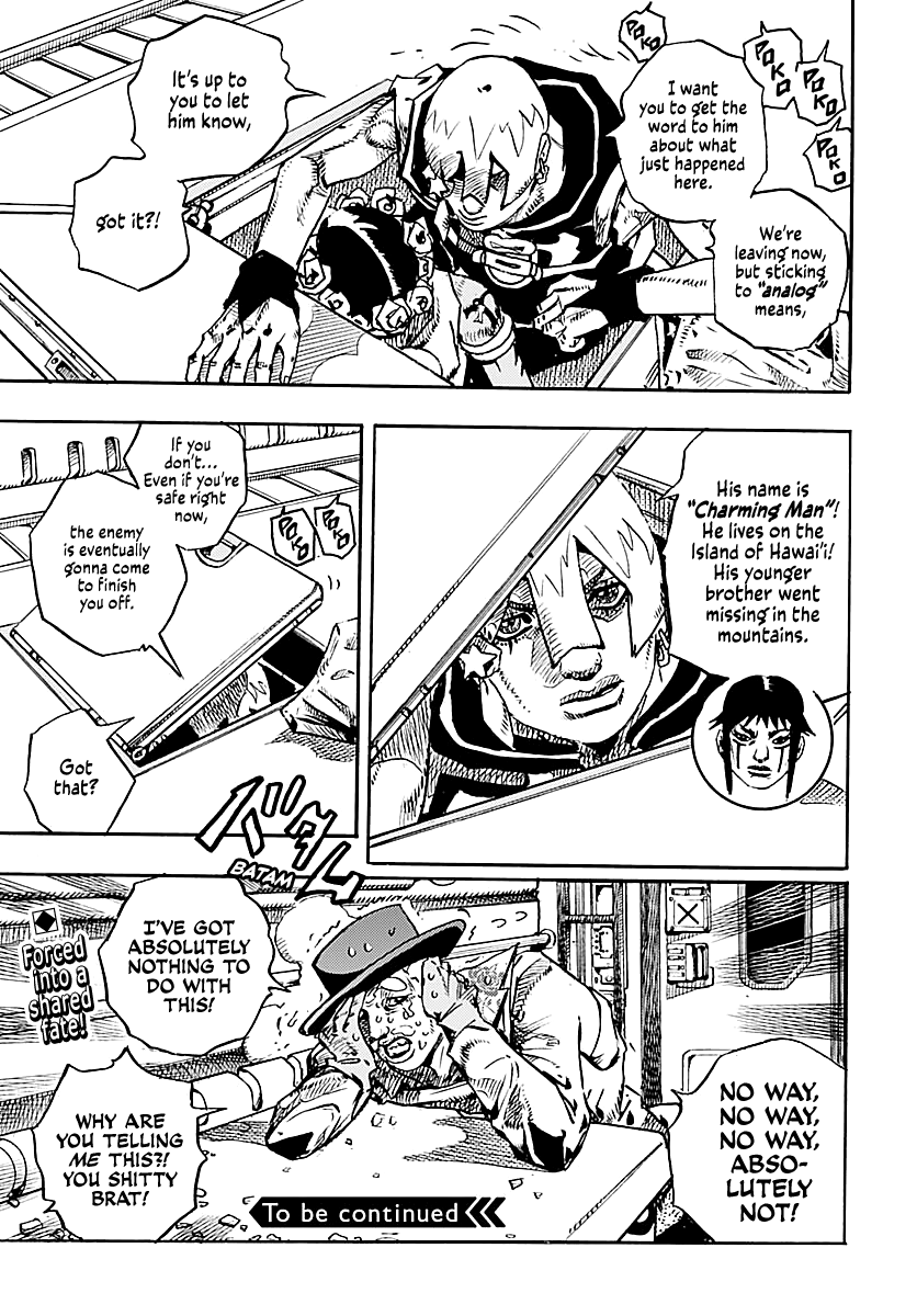 JoJo's Bizarre Adventure Part 9 - The JOJOLands Chapter 39 page 29 - Chapter 39: Underwater to the Island of Hawaii Part 1