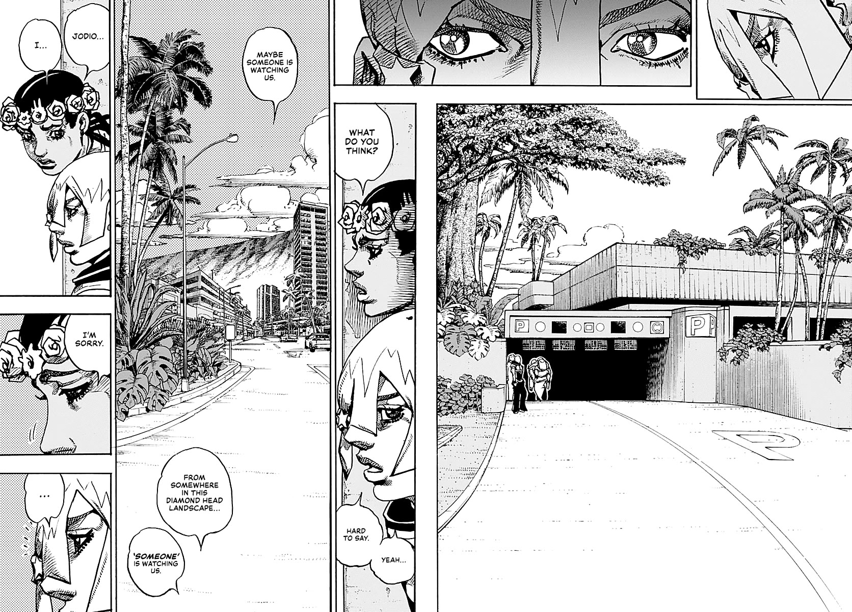 JoJo's Bizarre Adventure Part 9 - The JOJOLands Chapter 39 page 4 - Chapter 39: Underwater to the Island of Hawaii Part 1