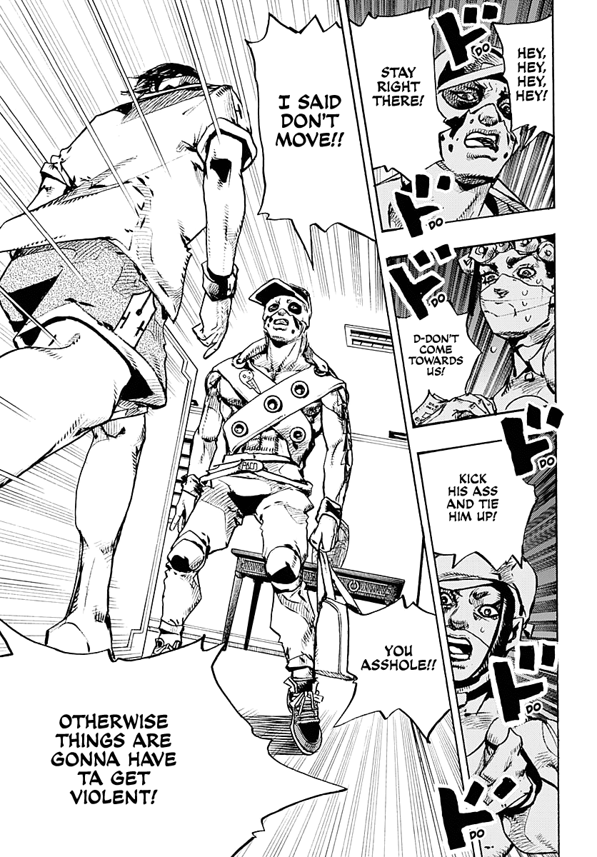 JoJo's Bizarre Adventure Part 9 - The JOJOLands Chapter 4 page 28 - Chapter 4: Vs. Kishibe Rohan
