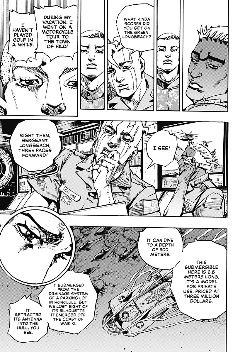JoJo's Bizarre Adventure Part 9 - The JOJOLands Chapter 40 page 22 - Chapter 40: Underwater to the Island of Hawaii Part 2