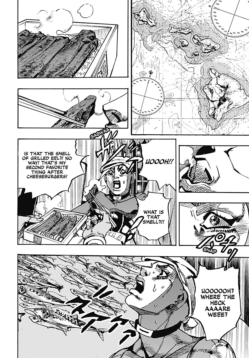 JoJo's Bizarre Adventure Part 9 - The JOJOLands Chapter 40 page 27 - Chapter 40: Underwater to the Island of Hawaii Part 2
