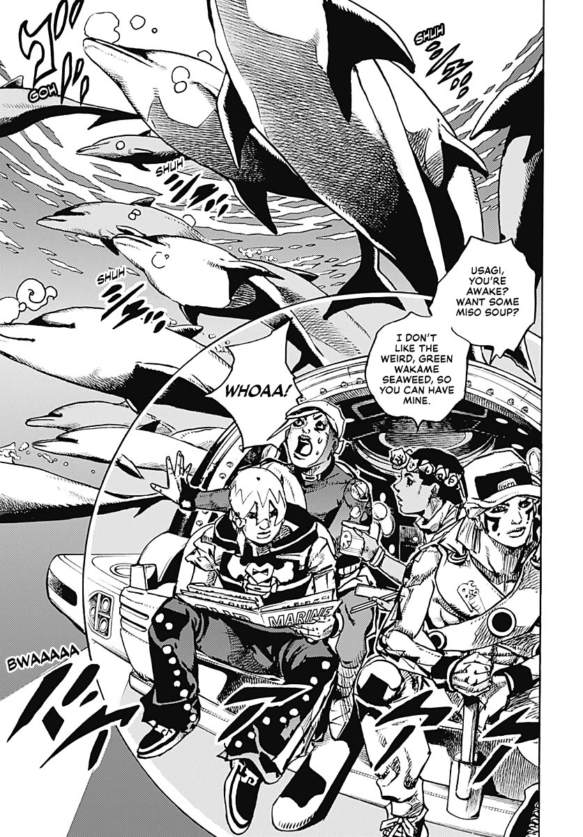 JoJo's Bizarre Adventure Part 9 - The JOJOLands Chapter 40 page 28 - Chapter 40: Underwater to the Island of Hawaii Part 2