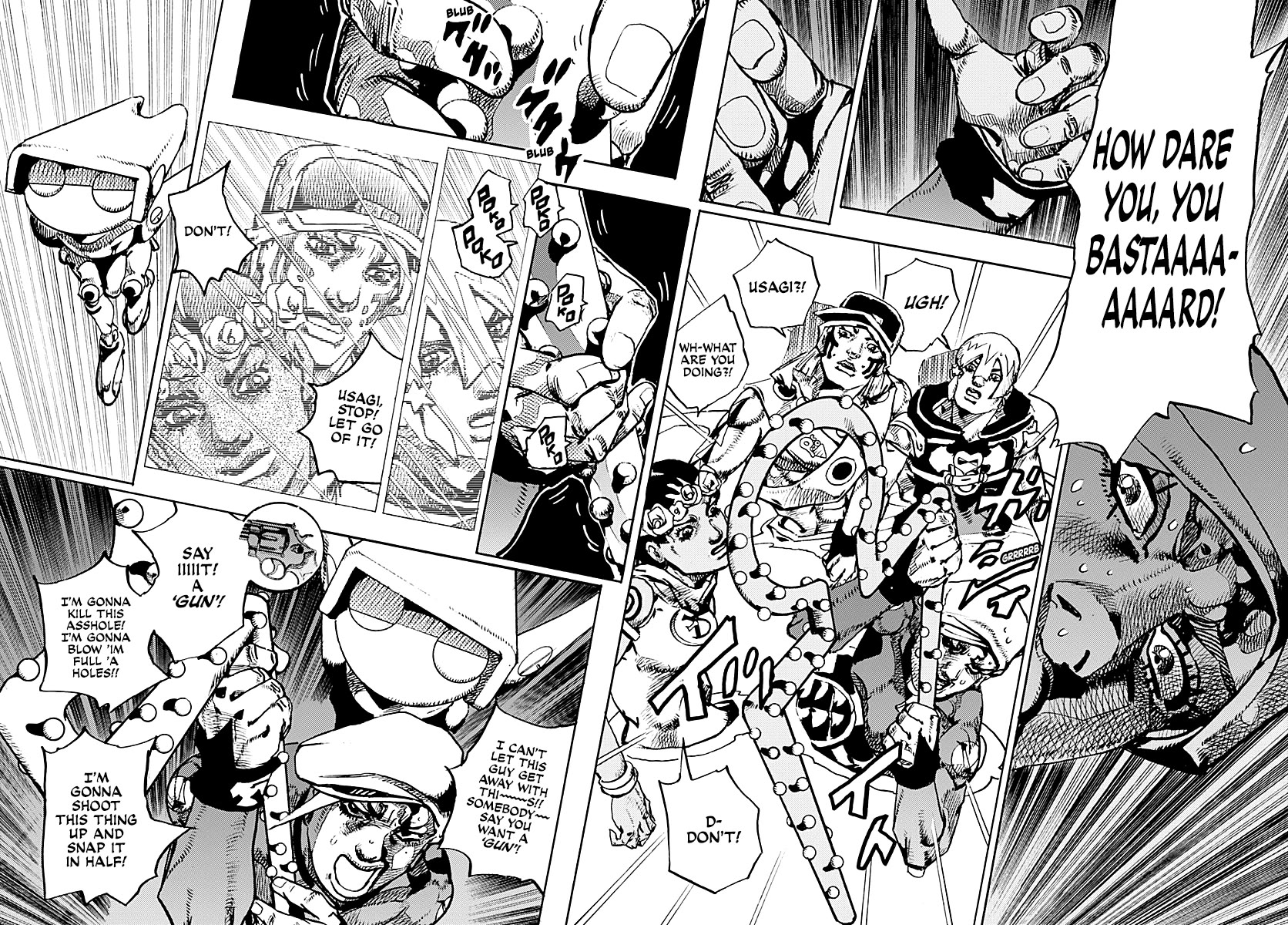 JoJo's Bizarre Adventure Part 9 - The JOJOLands Chapter 41 page 11 - Chapter 41: Underwater to the Island of Hawaii Part 3