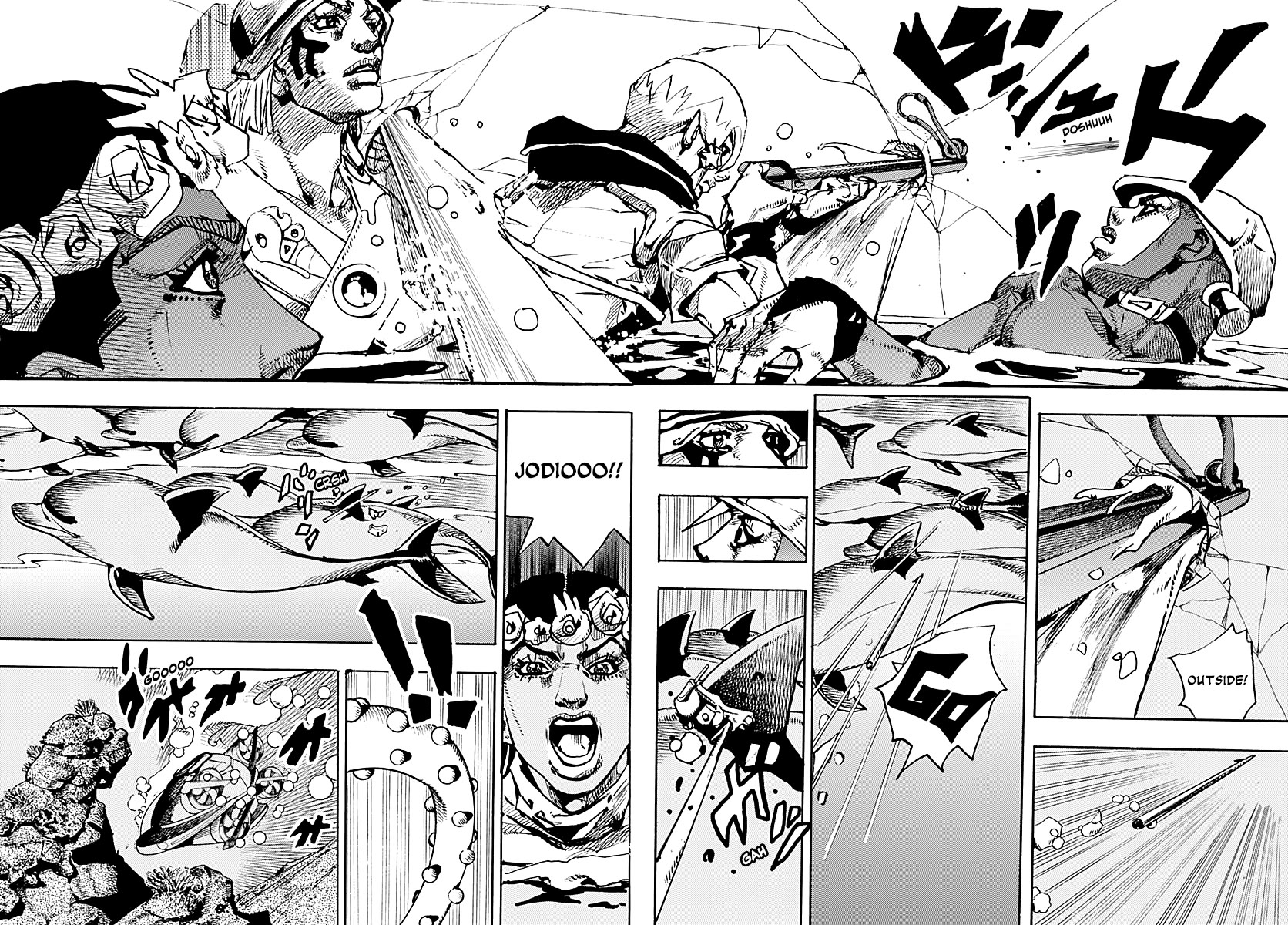 JoJo's Bizarre Adventure Part 9 - The JOJOLands Chapter 41 page 15 - Chapter 41: Underwater to the Island of Hawaii Part 3