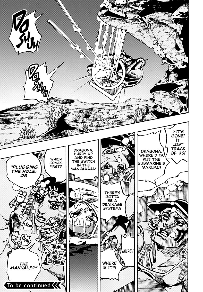 JoJo's Bizarre Adventure Part 9 - The JOJOLands Chapter 41 page 19 - Chapter 41: Underwater to the Island of Hawaii Part 3