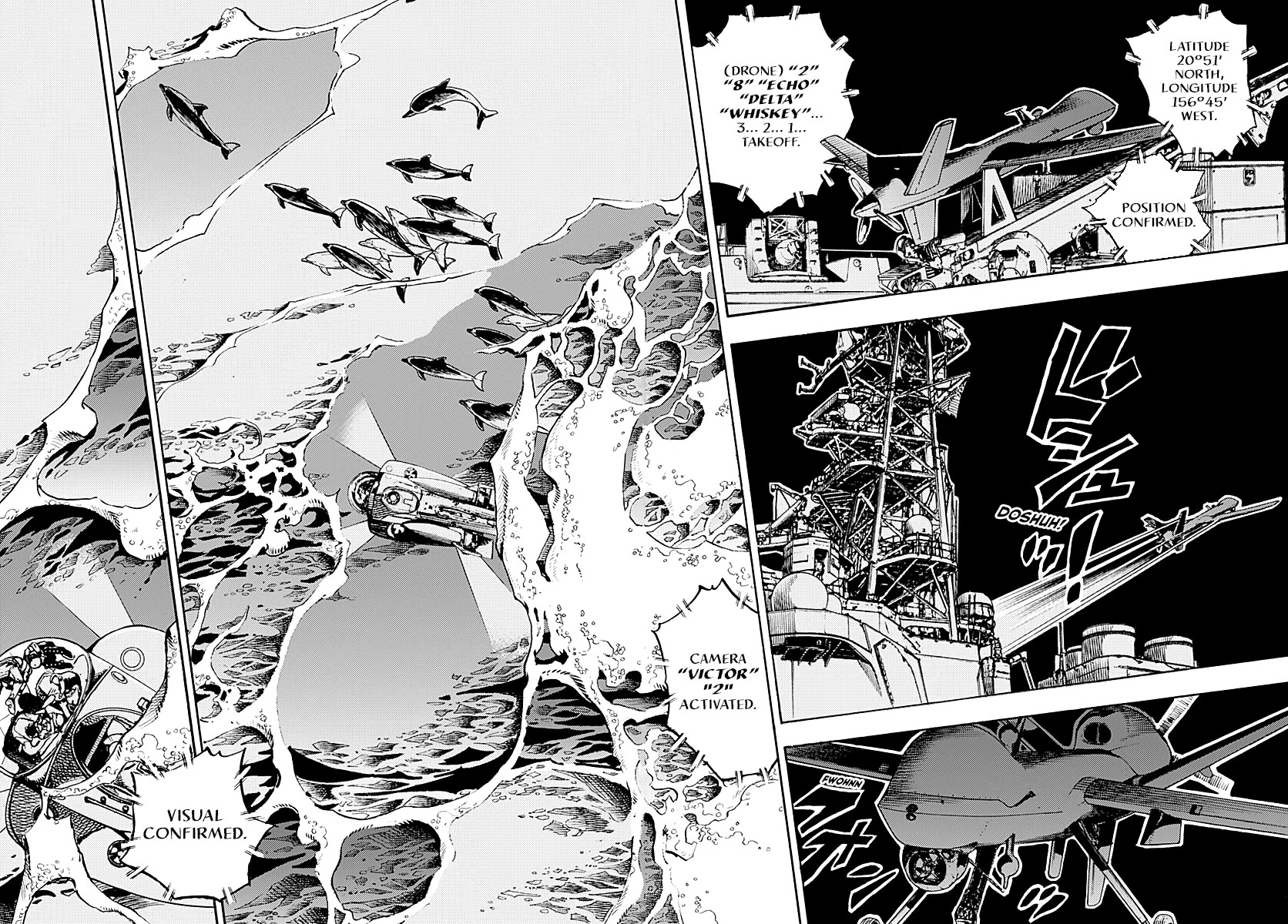 JoJo's Bizarre Adventure Part 9 - The JOJOLands Chapter 41 page 2 - Chapter 41: Underwater to the Island of Hawaii Part 3